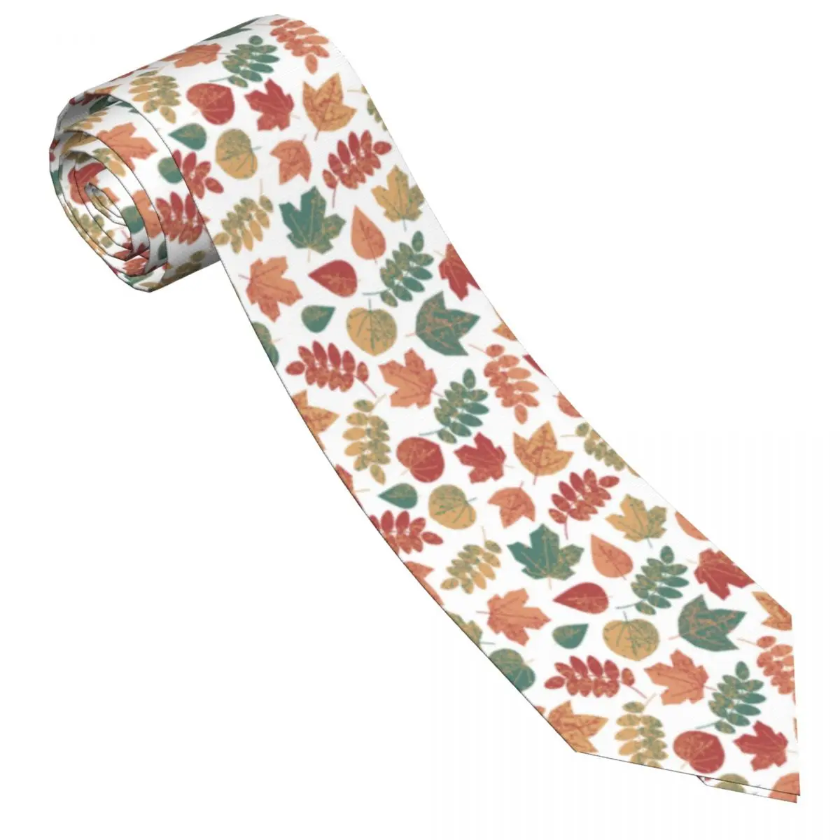 

Maple Leaves Pattern Tie Thanksgiving Halloween Wedding Neck Ties Classic Neck Tie For Adult Graphic Collar Tie Necktie Birthday