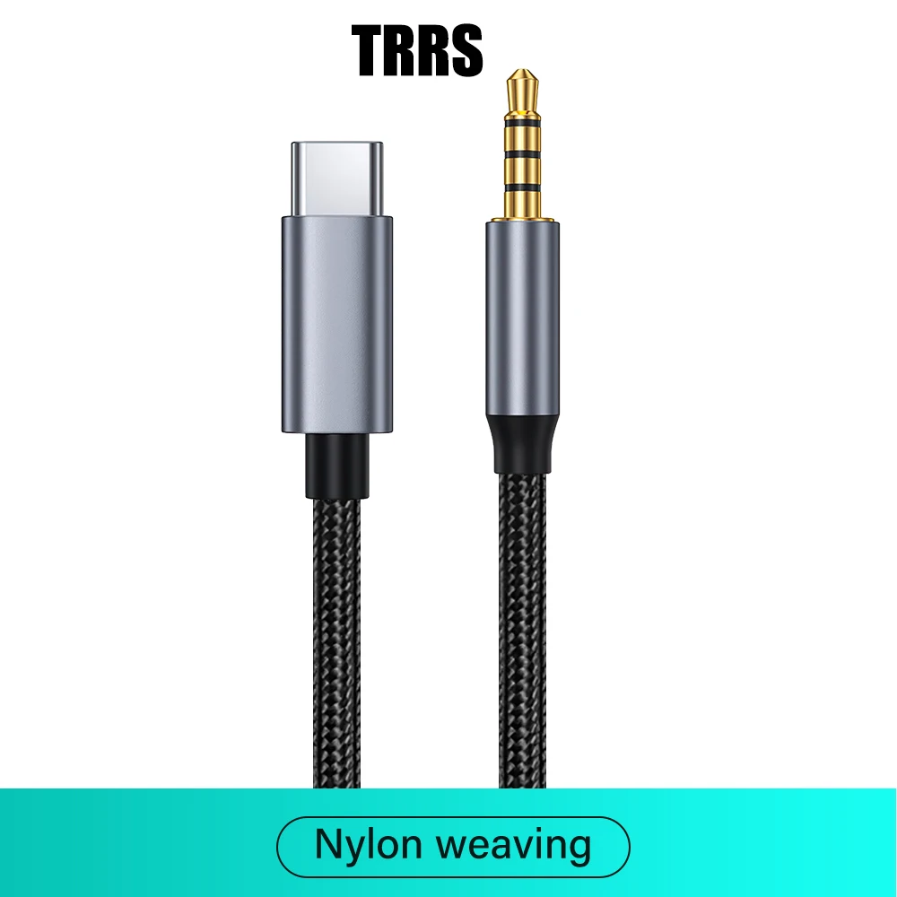 ตัวเลือกสินค้า สาย USB-C 3.5mm หูฟัง คุณภาพสูง ใช้งานได้ทั้งมือถือและแท็บเล็ต