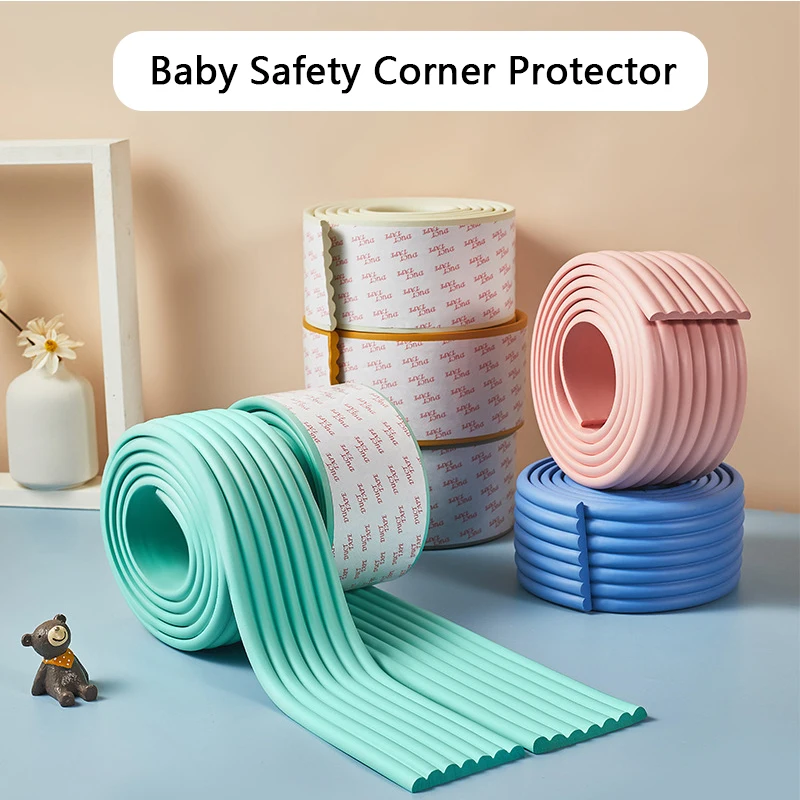 

2M W-Shape Baby Safety Corner Protector Children Protection Furniture Corners Angle Protective Tape Anti-collision Corner Bumper
