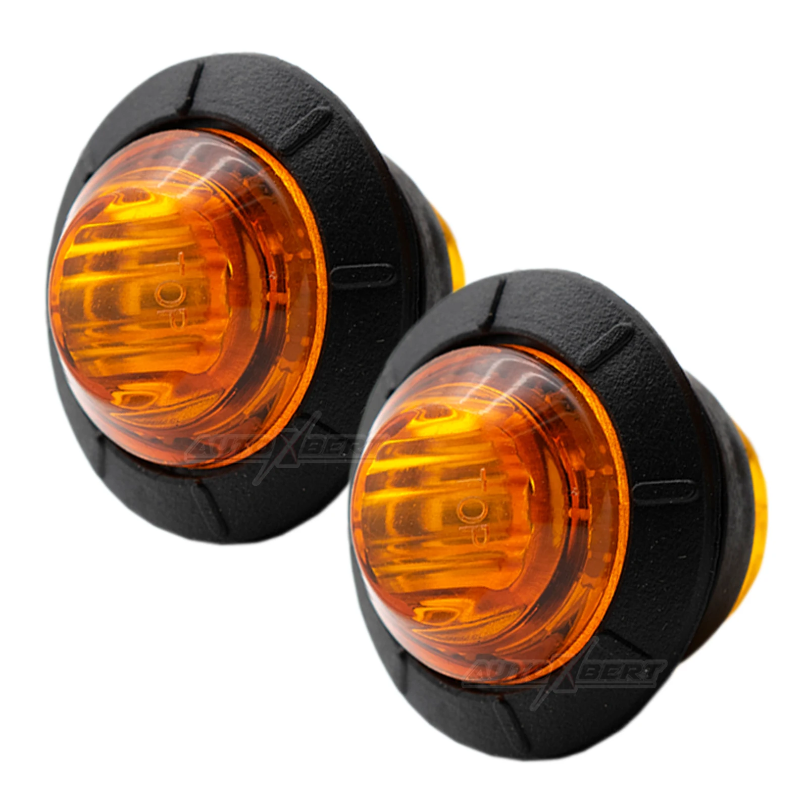 30 Luci LED Rotonde Da Posizione Laterale 12V-24V – Rosso/Ambra/Bianco Per Rimorchi, Camper, Barche E Camion