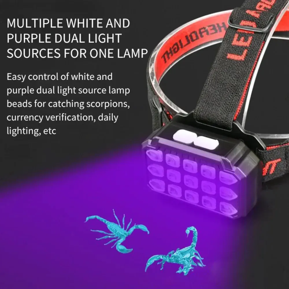 Рисунок 5 - 10 Вт 15LED UV + белый свет фара