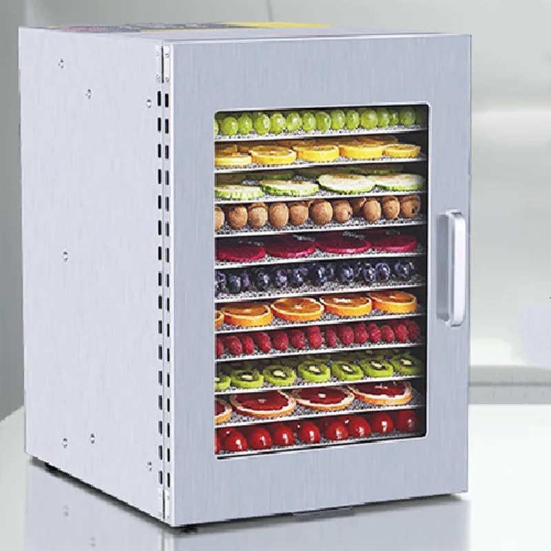 12-Layer CNC Button Dryer Household Stainless Steel Fruit, Vegetable And Dried Fruit Machine Pet Food Dehydration Air Dryer Home 2