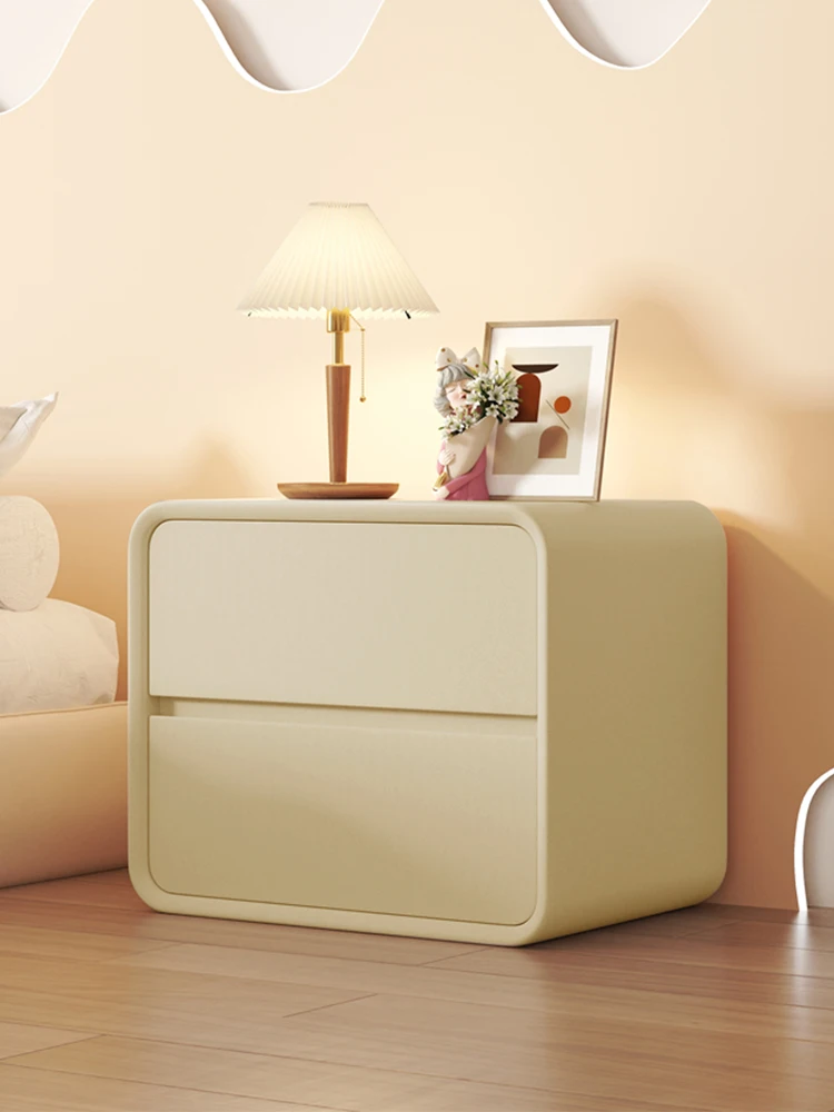

pure solid wood, creative design, high-end bedside table for children, boys, and girls' bedr