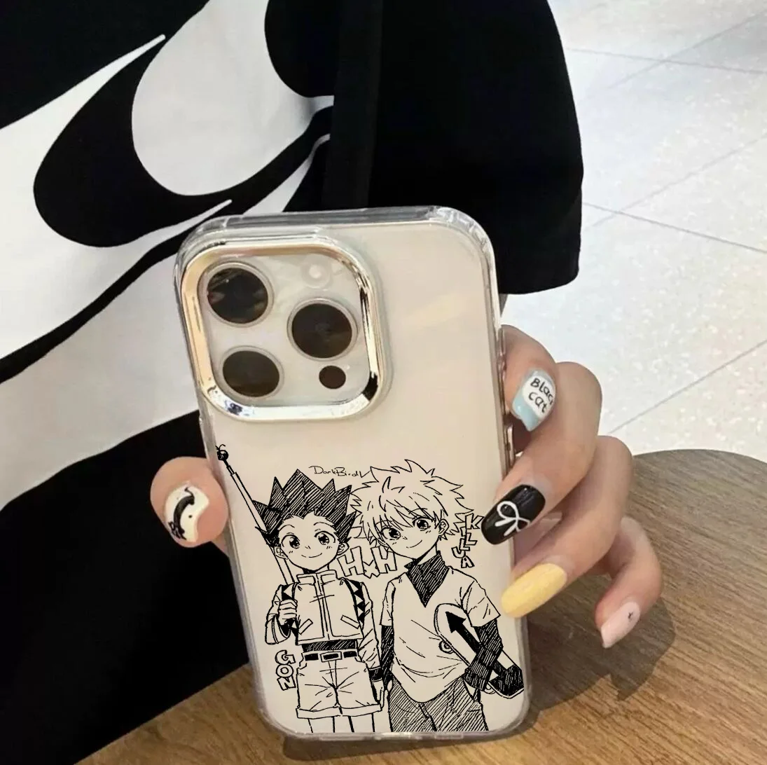 Transparent Soft Anime Hunter × Hunter Phone Case
