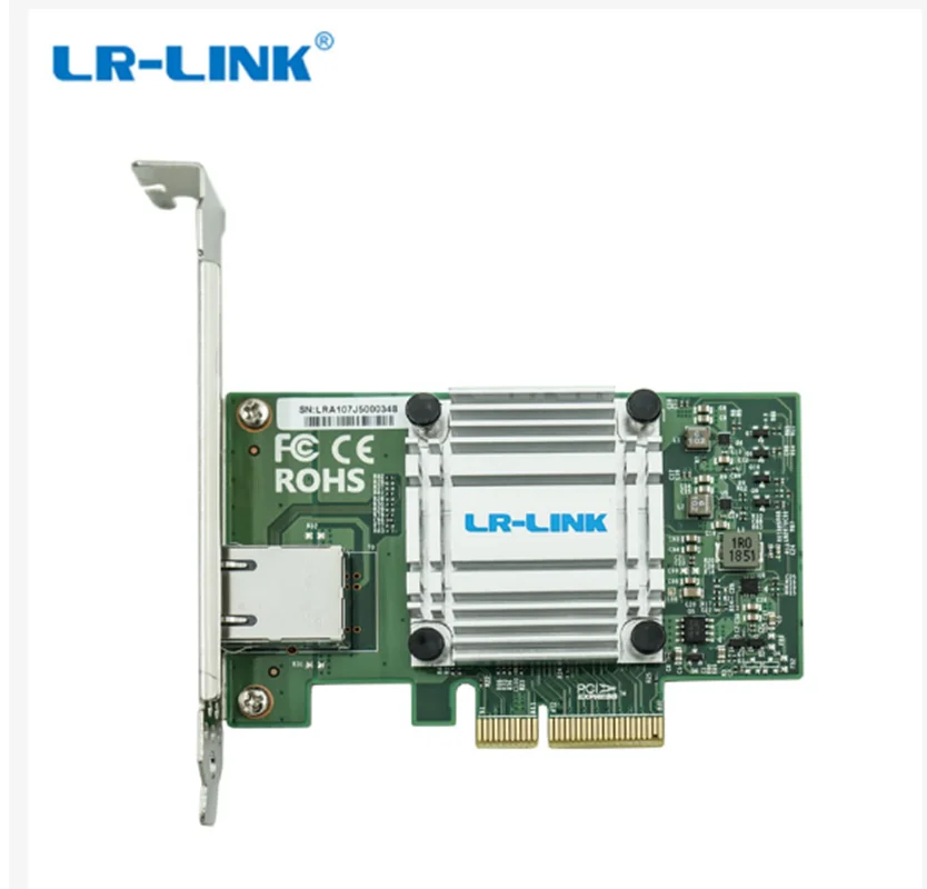 Lr-link 6880bt 5-velocidade 10gb Ethernet Placa de Rede Base-t Pciex4 Cobre Rj45 Baseado em Aqc107 Chipconjunto Suporte de Baixo Perfil Incluído - Imagem 2