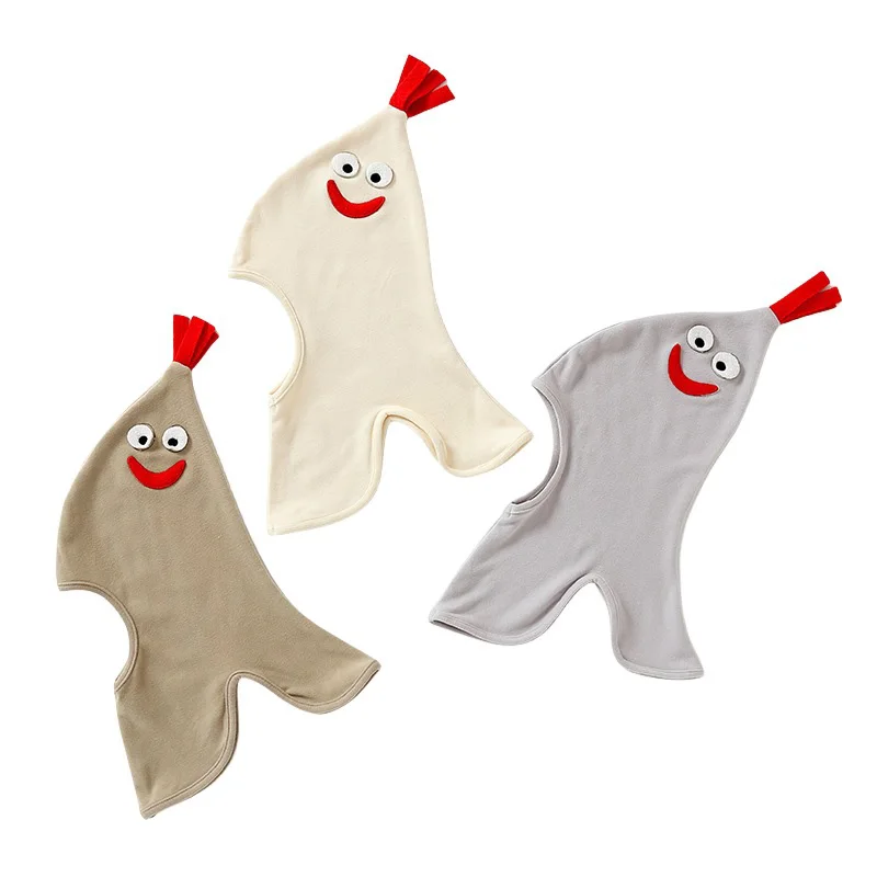 

Baby Rooster Hats Lovely Soft Winter Autumn Warm Hat Neck Ear Protection Scarf Cap for Todddler Children 0-3y