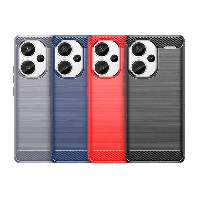 For Redmi Note 13 Pro Plus Case Cover Xiaomi Redmi Note 13 Pro Plus Capas  Soft TPU Carbon Fiber Fundas Redmi Note 13 Pro Plus - AliExpress