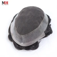 6x8 6x9Australia Base Hair Toupee For Men Lace PU Around Human Hair Pieces Male Prosthesis Breathable Wig Prosthesis Replacement 1