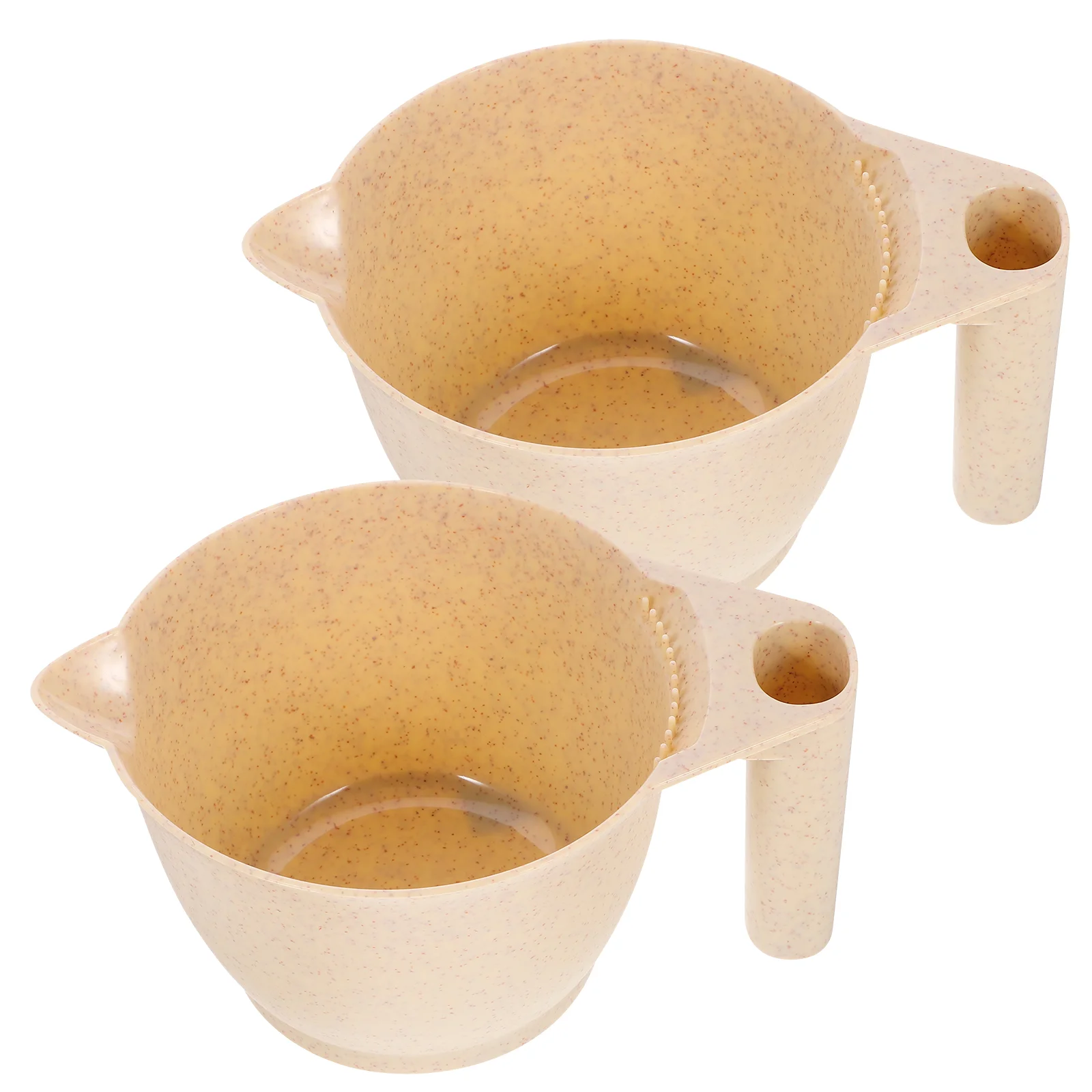 

2 Pcs Dye Hair Bowl Color Mixing Bowls for Salon Tint Coloring Tools Bleach Tinting