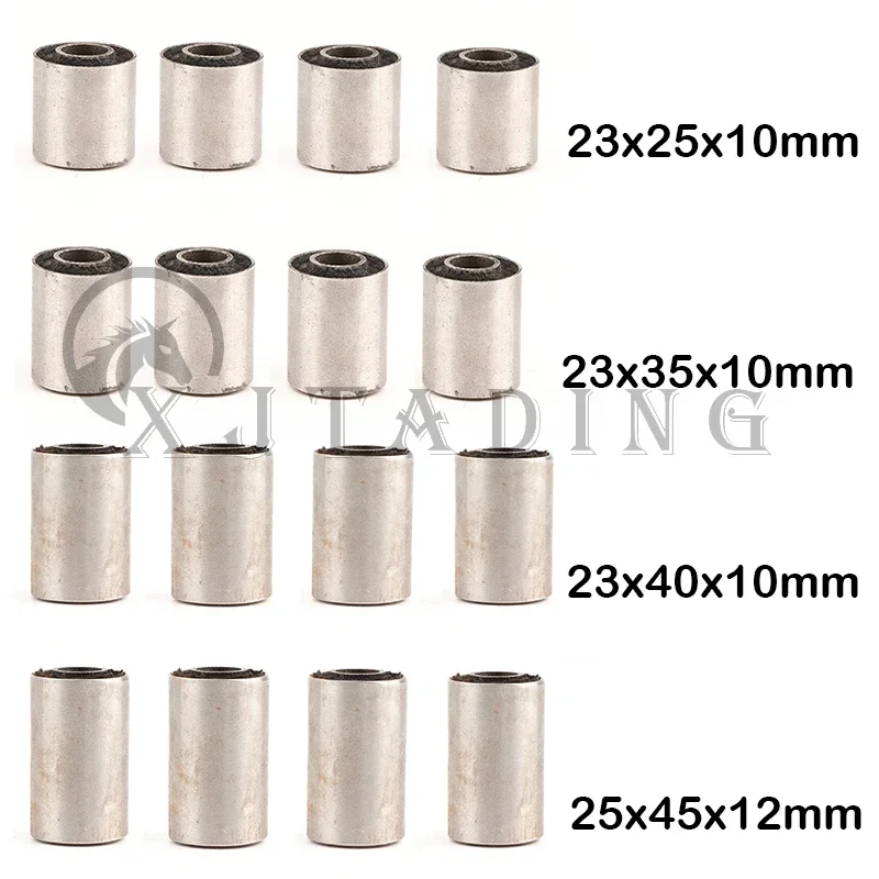 4Pcs/lot 23/25/28*25/29/35/40/45*10/12mm Swing Arm Mount Bushing for China ATV Go Kart UTV Buggy Scooter Quad Bike Accessories