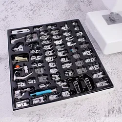 Comprehensive Sewing Machine Presser Foot Kit - 32/42/72 Piece Household Set (62pcs)