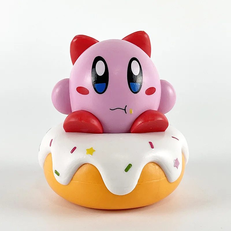 

9CM Cartoon Star Kirby Figure Model Kirby Car Desktop Ornaments Children Gifts Anime Cute Pvc Decoration Dolls Toys Accessories