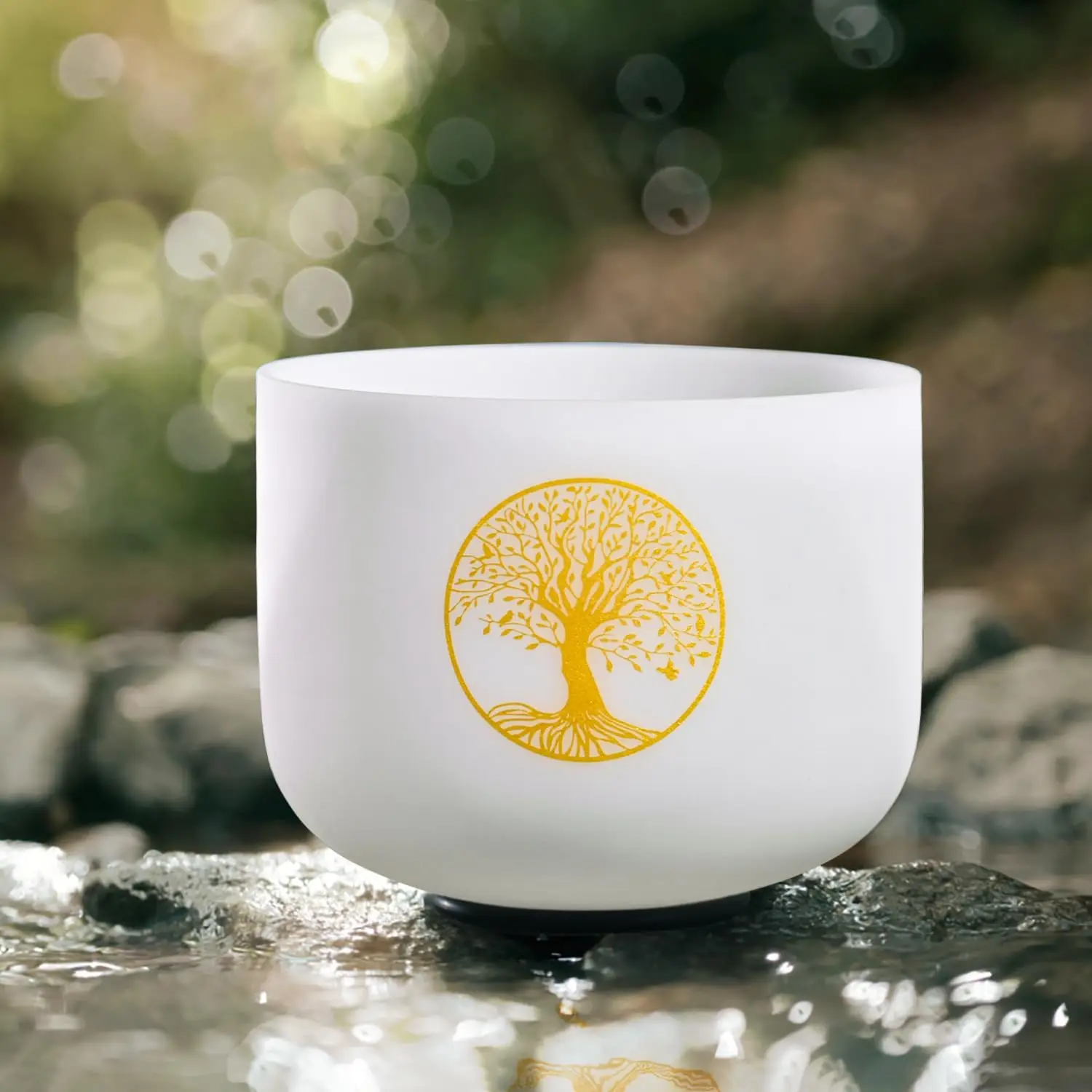 CVNC 440/432hz 8" CDEFGAB Note Chakra Crystal Singing Bowl Sound ...