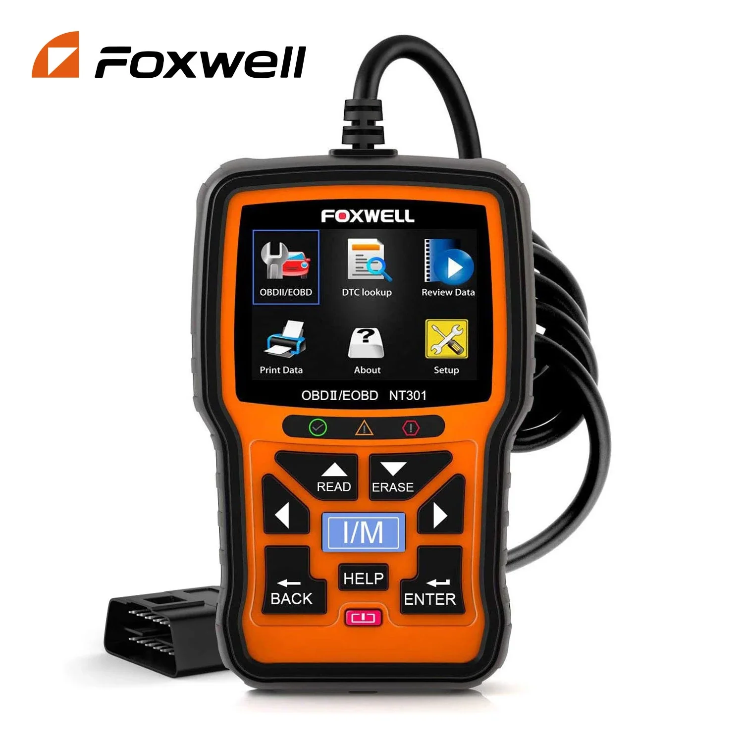 Foxwell Nt301 Scanner Obd2 Controllo Professionale Lettore Di Codici Luce Motore Eobd Odb2 Obd Scanner Automobilistico Strumenti Diagnostici Per Auto