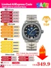 Stalingrad 45mm Premium Titanium Men's Watch 200M Water Resistant Sapphire Ultra-Bright Luminous 8215 Automaticwatches for man 1