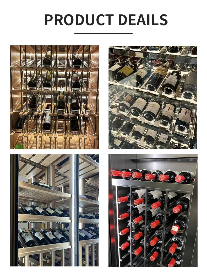Constant Temperature and Humidity System Champagne Wine Cabinet Supermarket with Wine Refrigerator Cellar Cabinet