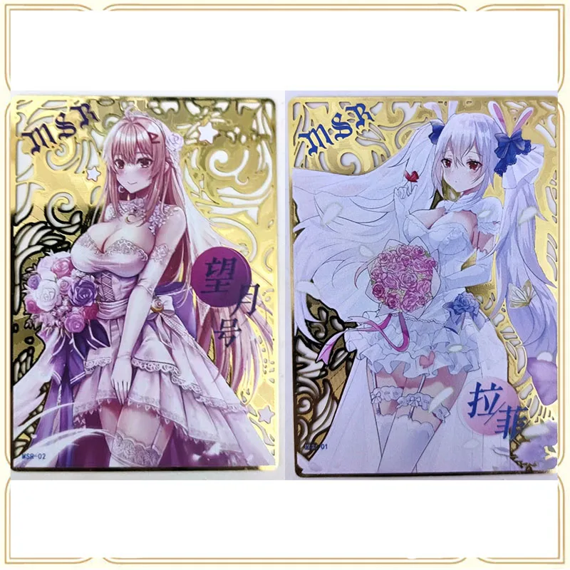 

Anime Goddess Story MSR ACG Metal Card USS Laffey Perseus Azur Lane Collectible Card Toys for boys Christmas birthday present