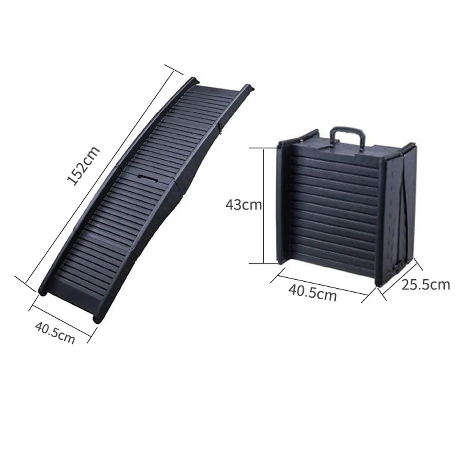 Dog Ramp Pet Ladder Folding Portable Non Slip Lightweight Dog Steps Pet Stairs Car High Beds Travel Couch Indoor