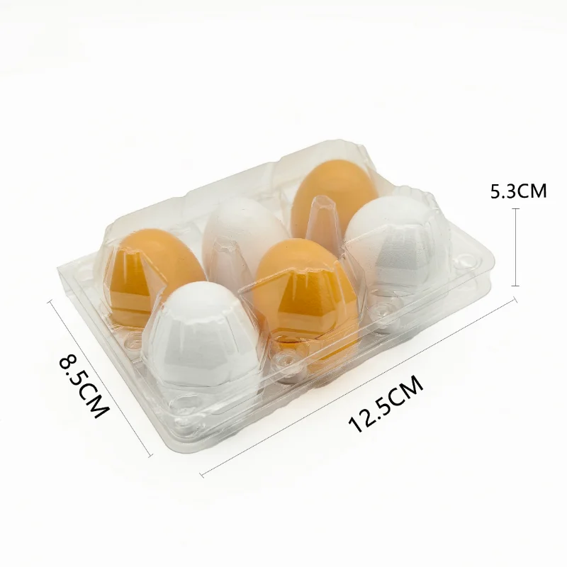 6pcs Simulation Wooden Eggs Toys Set Kids Pretend Play Wood Food Eggs Yolk Kitchen Food Children Kid Education Montessori Toys 6