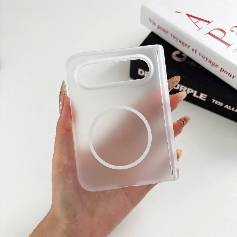 Magnetic Dual-Layer Protection Plastic Hinge Phone Case