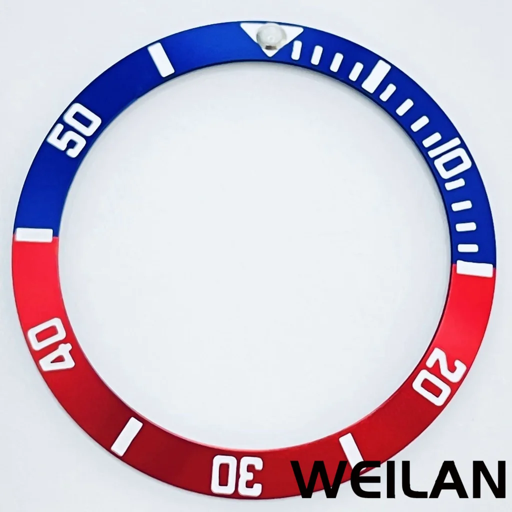 Ceramic & Aluminum GMT Diver-Style Bezel Insert for 40mm Cases - Premium Diving Accessory