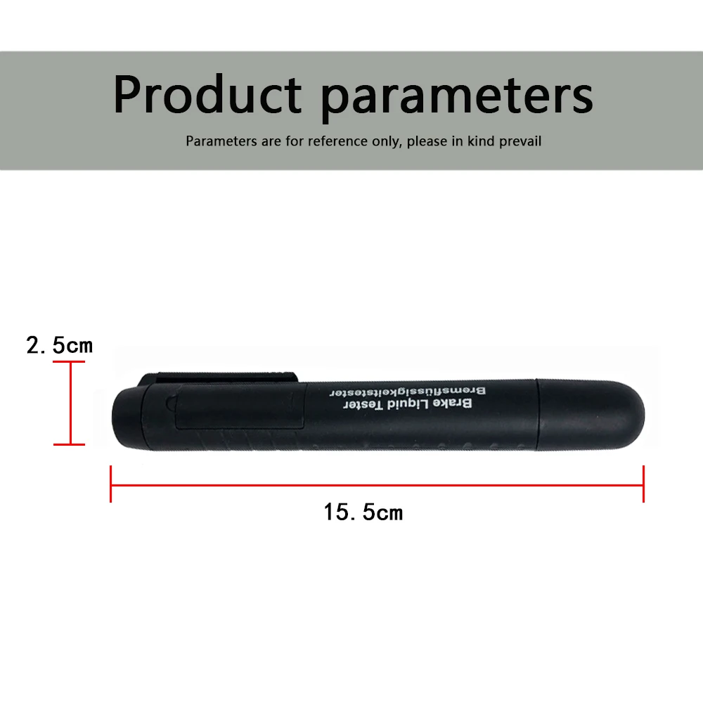 Brake fluid tester packaging