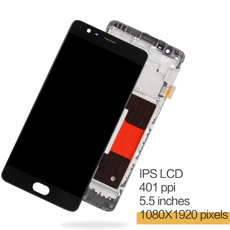 LCD ÷ ġ ũ Ÿ  Oneplus 3 3T A3000 1 + 3 + 3T,    