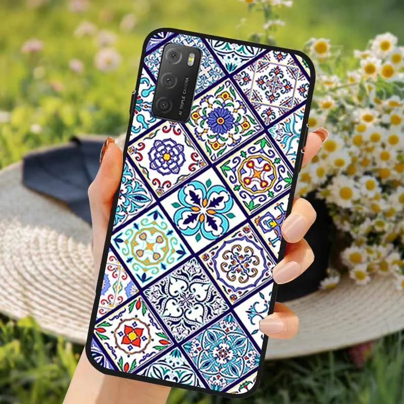 3D Soft TPU Floral Embossed Silicone Phone Case - Elegant Flower Design Back Cover
