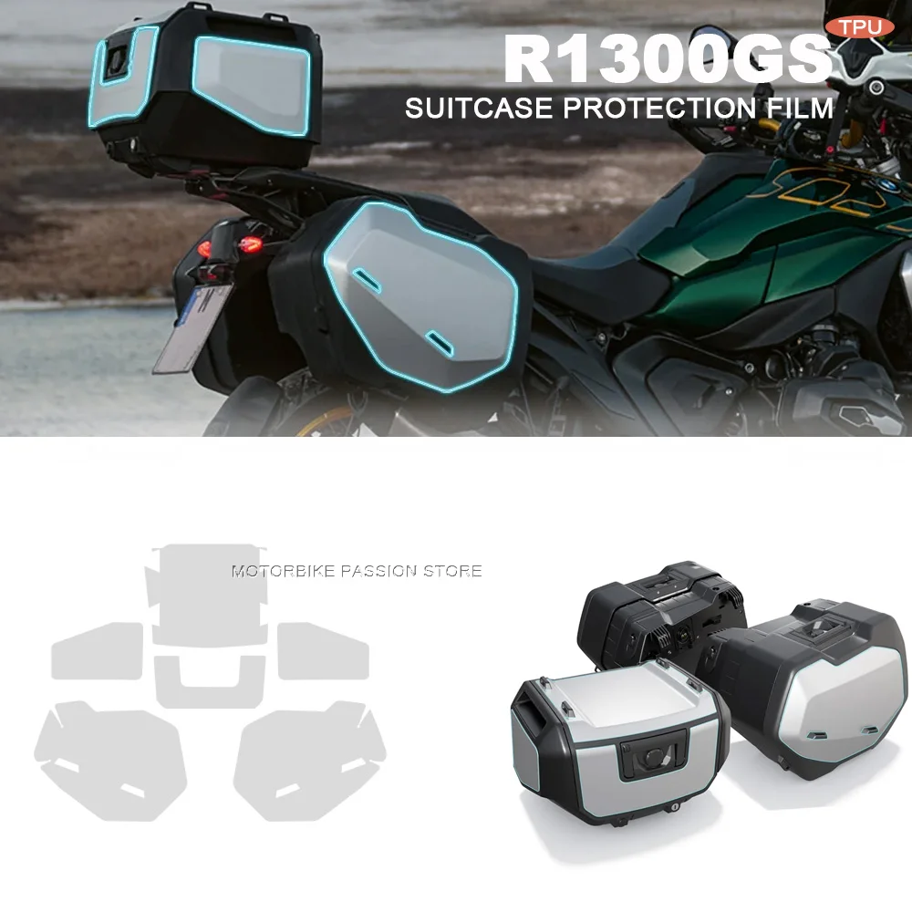 for BMW R1300GS Suitcase Paint Protection Film TPU Protection Kit R 1300 GS 1300 2023-2024