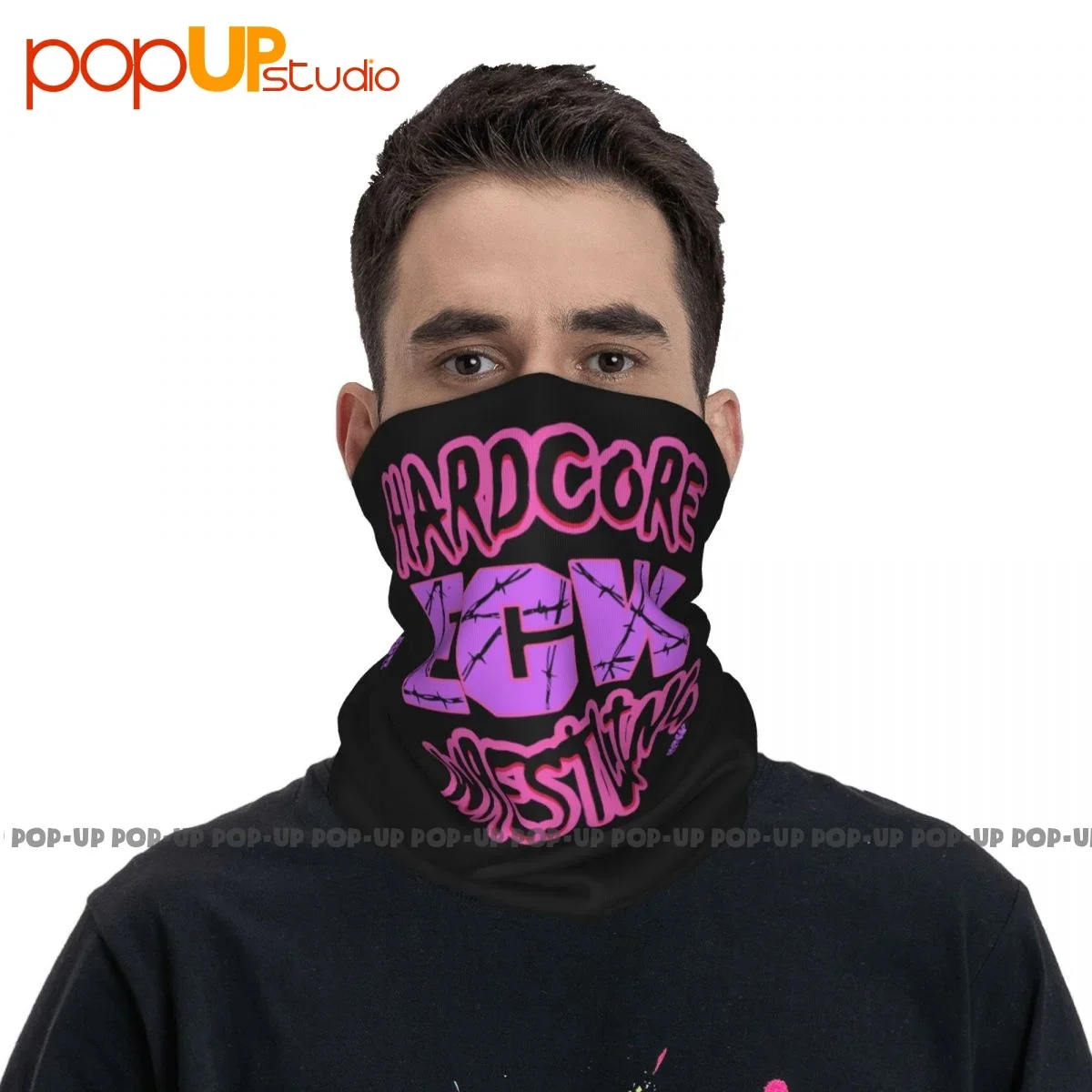 Ecw Hardcore Wrestling 90S P-281 Neck Gaiter Bandana Scarf Face Mask
