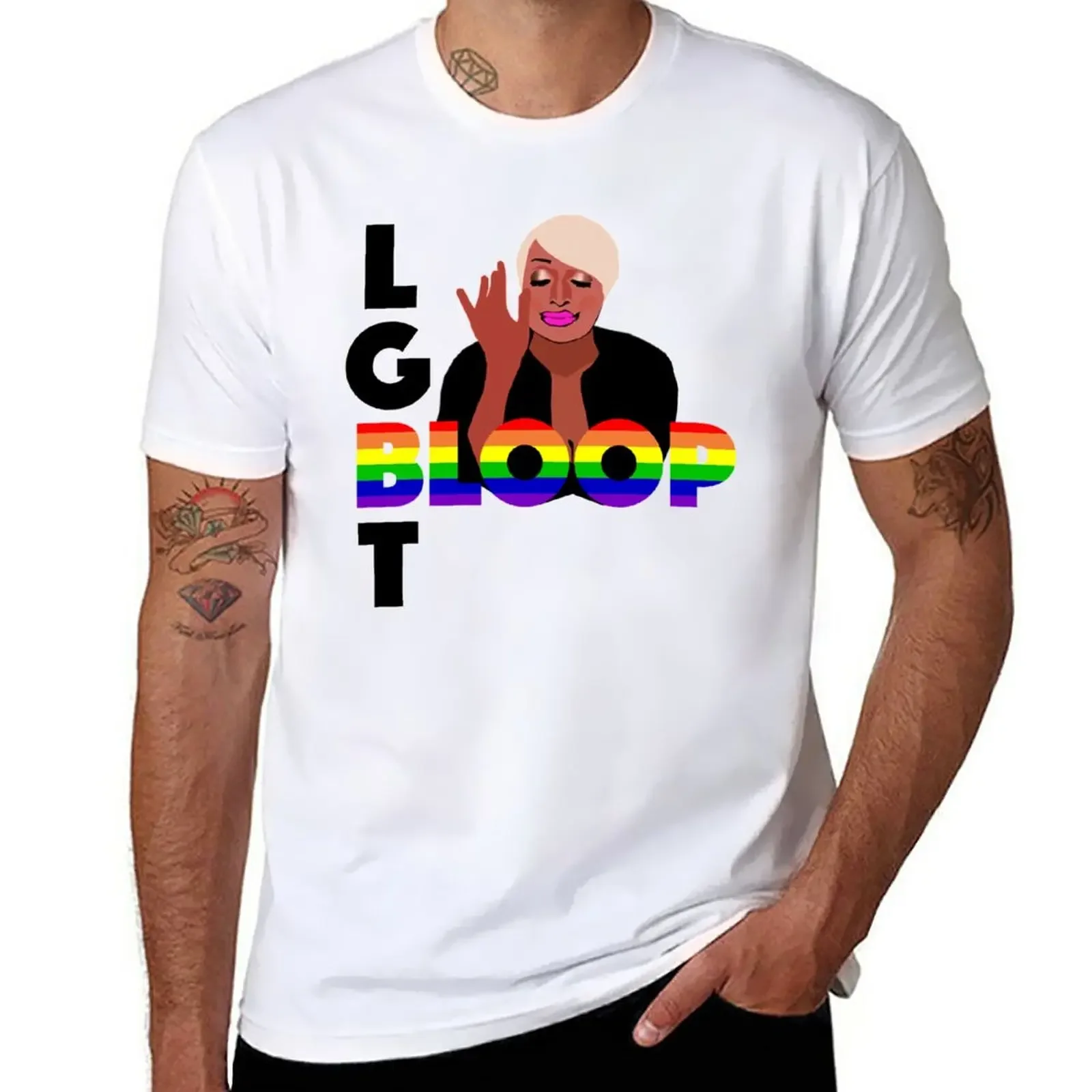 

NENE LEAKES| LGBT Bloop Pride|RHOA (Real Housewives of Atlanta) T-Shirt boys animal print vintage anime mens white t shirts
