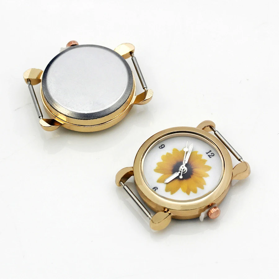 Shsby Diy Personality Gold Silver Rose Gold Watch Header Flower Circle Watch Table-core Watchband Accessories