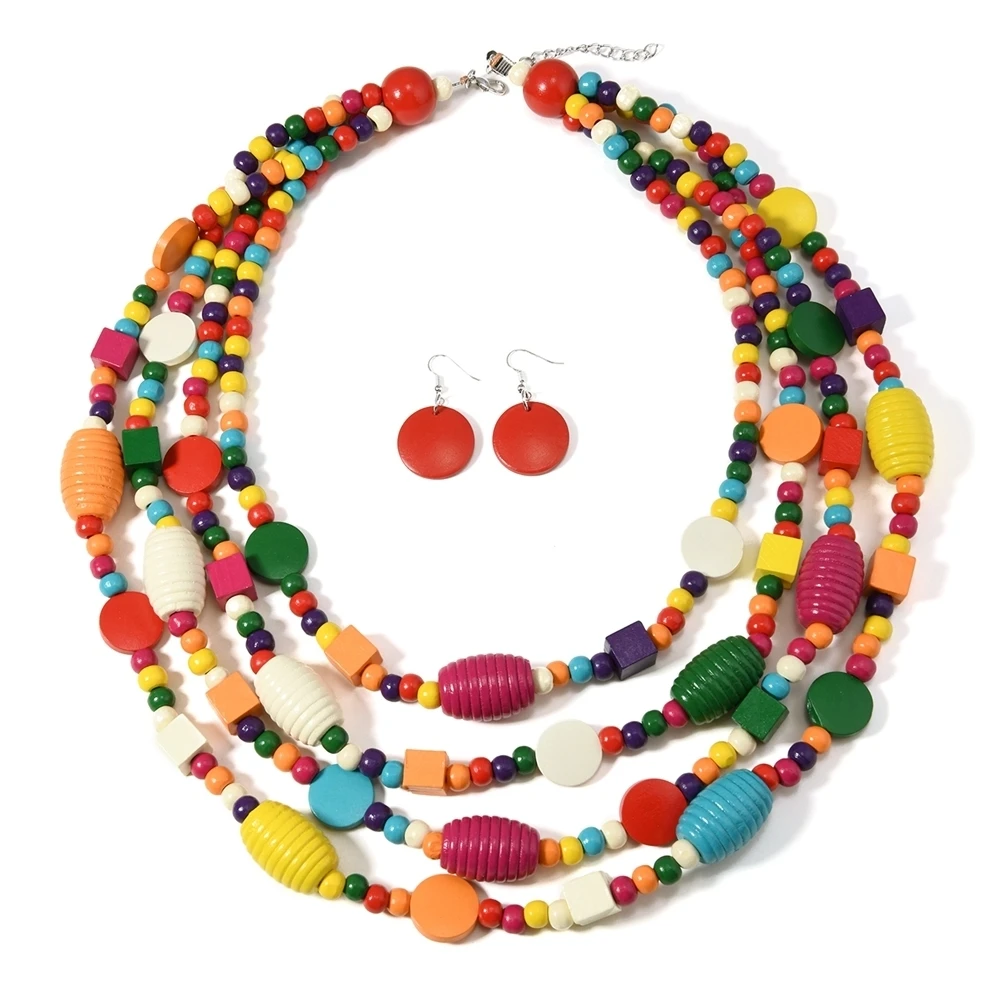 Bohemian African Jewelry Set Image 4