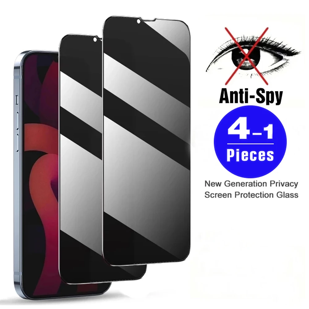 

Защитное стекло Magtim 9D для iphone 14 Plus 13 12 Mini 11 Pro, защита экрана от шпионов, закаленное стекло 1-4 шт., X XS Max XR 7 8 SE