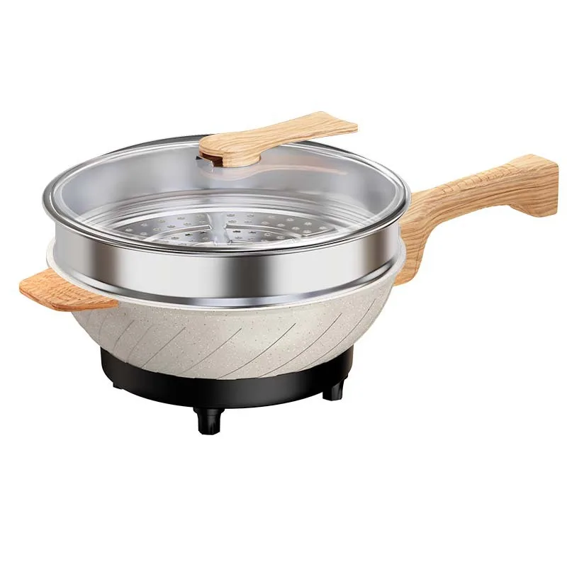 Electric Wok Electric Cooking Pot High-power Cooking Frying Pan Non-stick Multi-functional Hot Pot