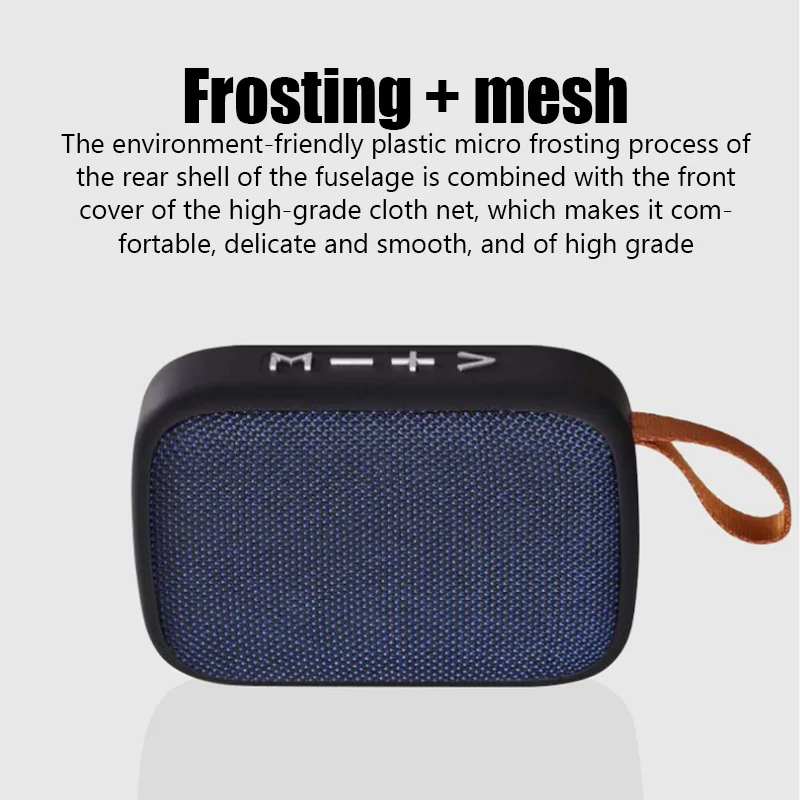 Tragbarer Mini Bluetooth Lautsprecher Wasserdicht Stereo Fm Radio_voghion.com