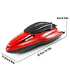 2.4G RC High Speed Boat With Storage Bag 4CH Remote Control Ship 33CM 10KM/H Dual Motor Outdoor Water Races Game Kids Toys Gift 5