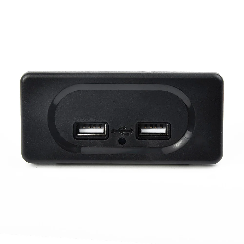 

Car Dual USB Ports Charger Socket DC5V/3.1A For 12V Car Boat Motorhome Caravan 2021 Interior Replacement Accessories
