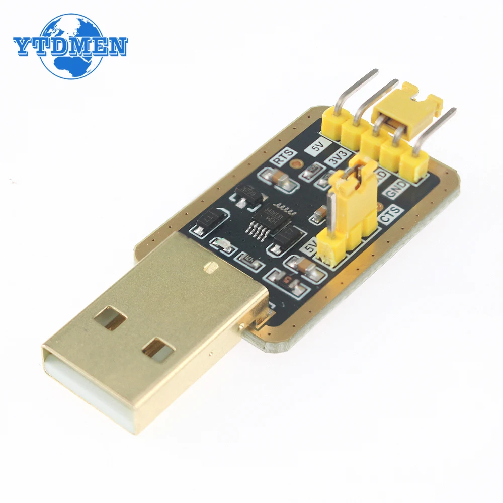 1PCS CH340E USB To Serial Port Module CH340 USB To TTL Converter UART Module 3.3V 5V with STC Download Line for Arduino