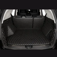 7 Seat Durable Custom Leather Colorful Car Trunk Mat for Mazda CX-80 2024 2025 Auto Carpet Accessories Interior Parts 4