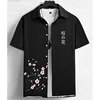 Hawaiian Men'S Shirt 3d Flower&Text Printing Beach Party Sweatshirt Loose Oversized Shirt And Blouse High-Quality Men'S Clothing 1
