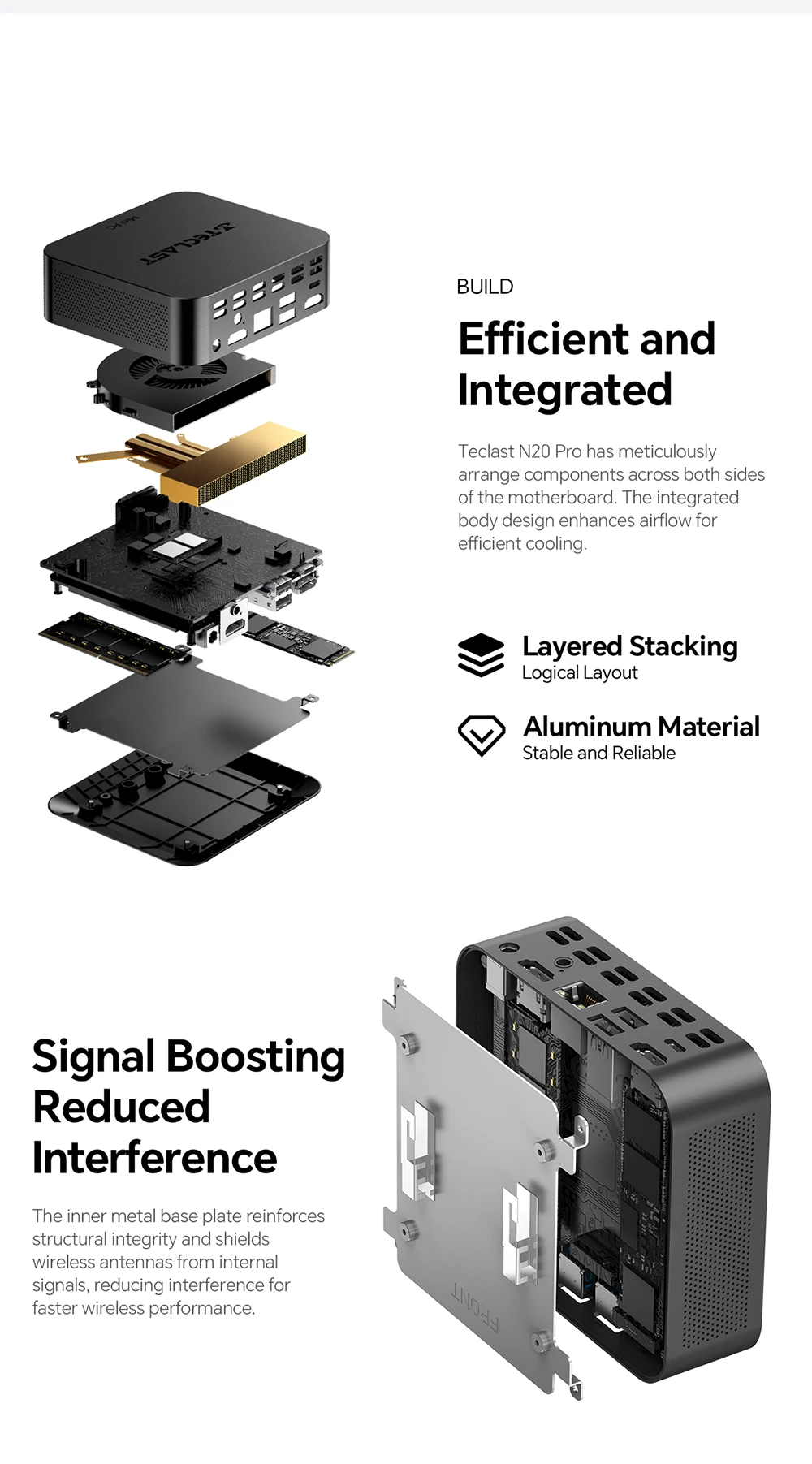 Mini PC Intel N95 12th Gen Processors DDR4 16GB RAM 256GB/512GB