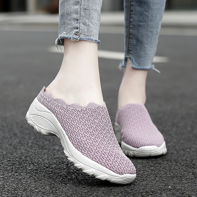 Women Casual Shoes Fashion Breathable Walk Mesh Flat Shoes Lady Sneakers  Women Tenis Feminino Shoes Lady Mesh Summer Shoesty76 - AliExpress