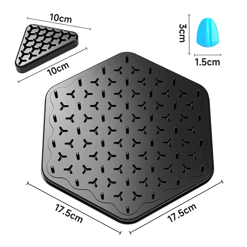 Geometry Chain Triggle Chess Game Logical Thinking Toy For Kid Interactive Board Game Battle Set For Family Party Gift
