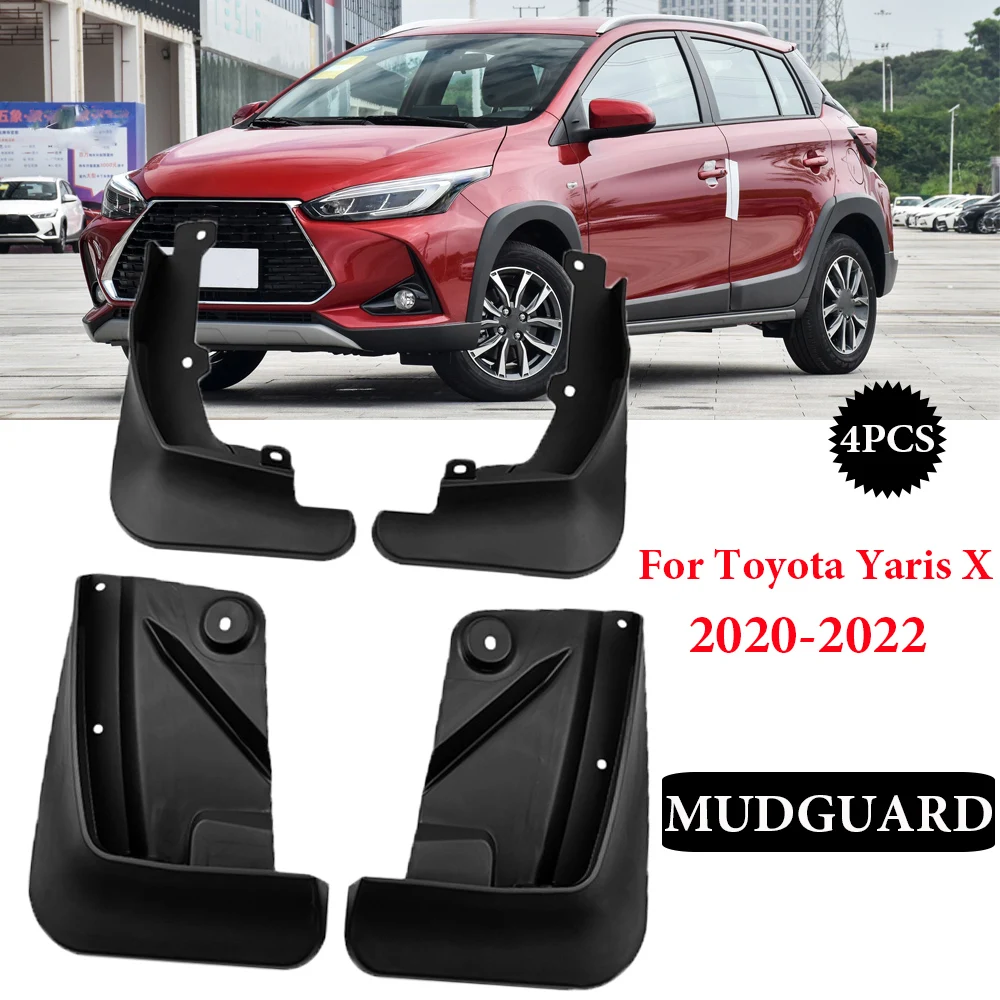 

New upgrade For Toyota Yaris X 2020 2021 2022 MudFlap Front Rear Wheel Fender Mud Guards Splash Flaps Car Accessories