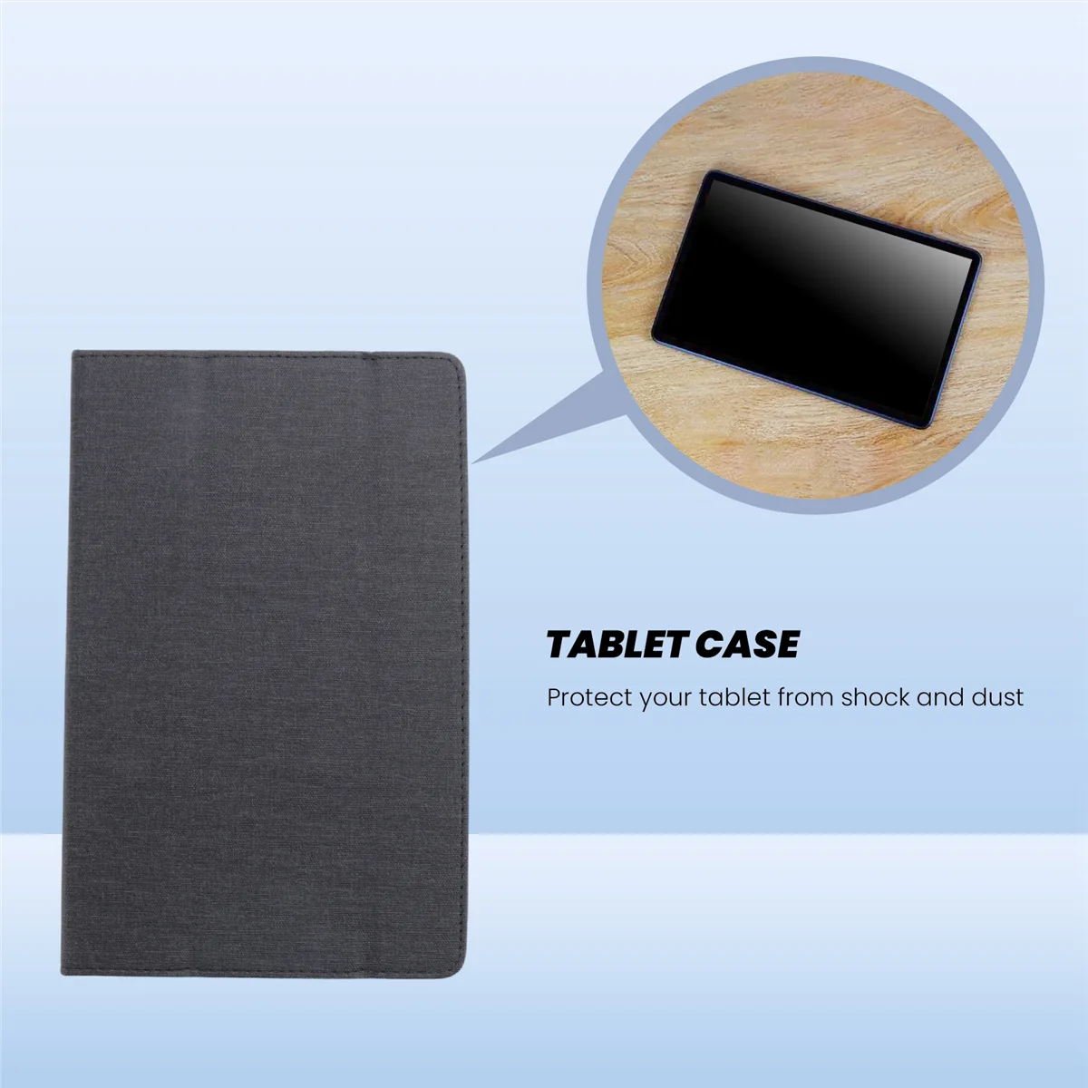 IPlay40 태블릿용 SCLS 태블릿 케이스 CUBE 40용 10.4인치 PU 가죽 케이스 플립 케이스 커버(블랙)