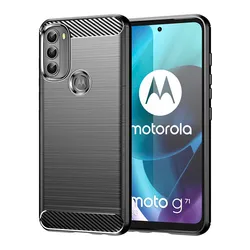 Durable Shockproof Silicone Protective Case for Moto Edge 20 (Black)
