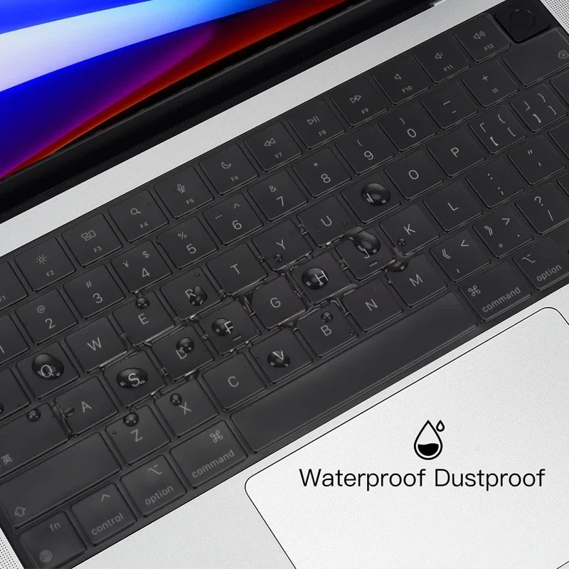 Keyboard Cover Premium Keyboard Cover For MacBook Air 15 A2941 13.6 A2681 Pro 14 16 inch A2442 A2779 A2918 A2485 A2780 M3 M2 M1 Protector Skin