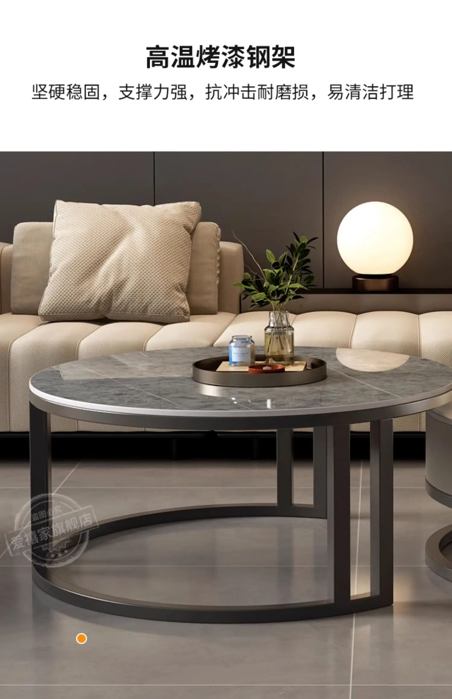 Simple Nordic Coffee Table Luxury Industrial Aesthetic Standing Coffee Table Cheap Small Writing Metal Couchtisch Furniture