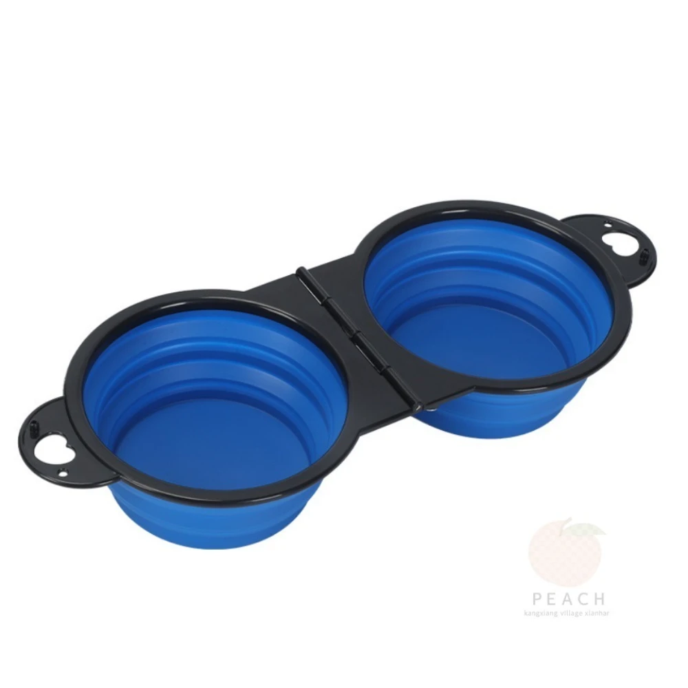 Foldable Dual Pet Bowl 2